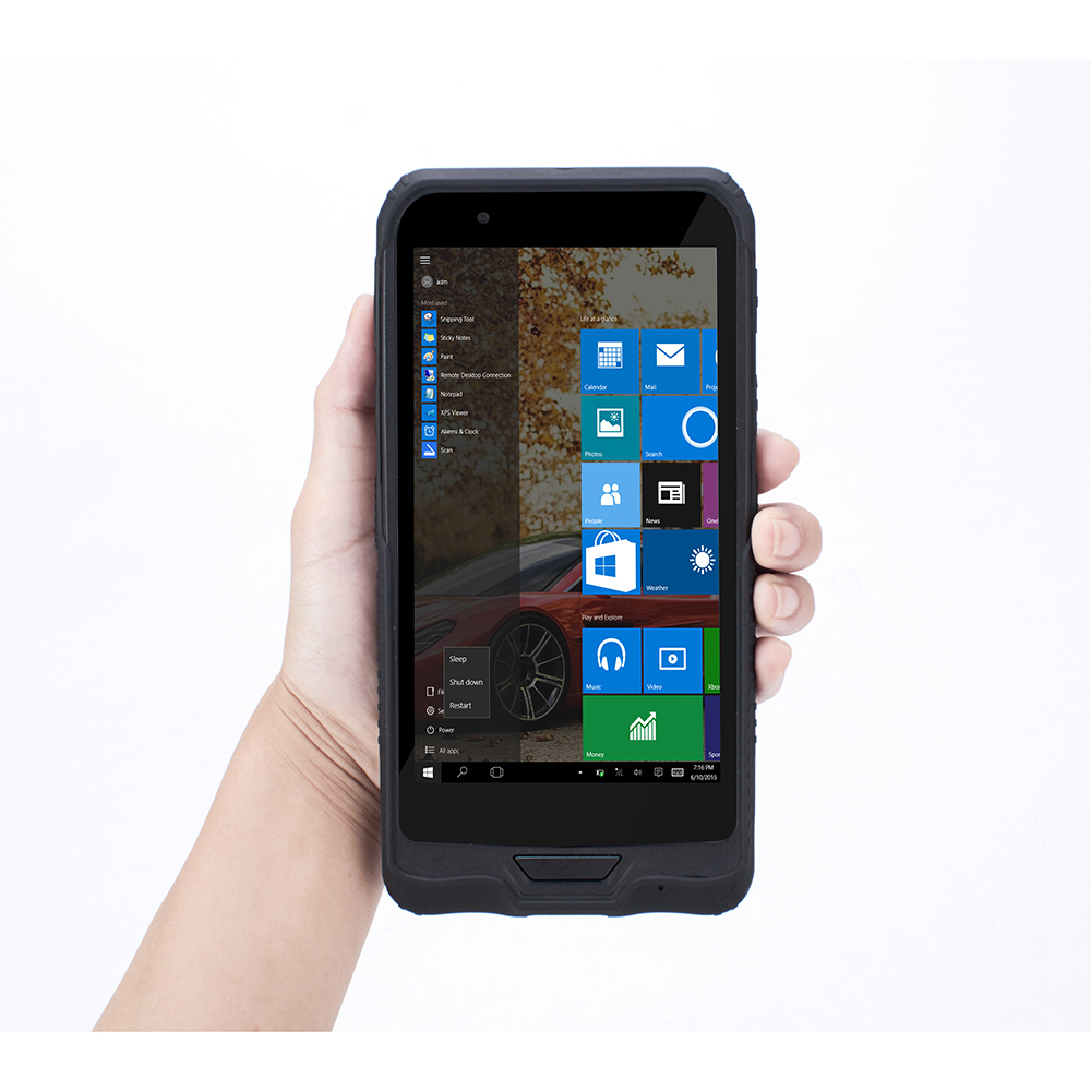 Rugline RT62H 6″ Windows 10 PDA Barcode Scanner w/Bluetooth Pistol Grip
